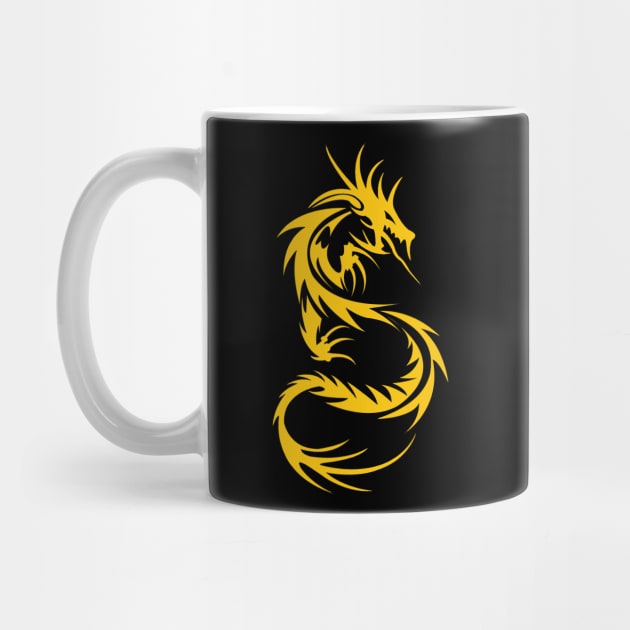 Dragon of Gold by icarusismartdesigns